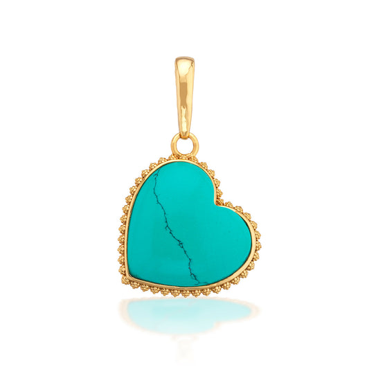 Love Gem Pendant - Turquoise