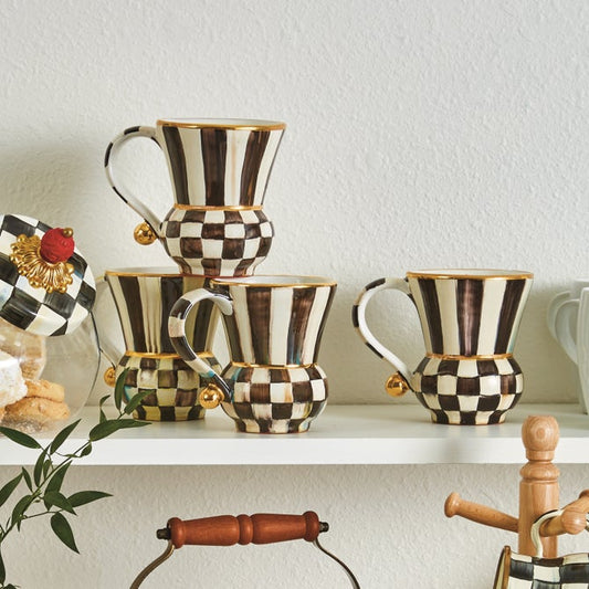 Courtly Check Ceramic Mug
