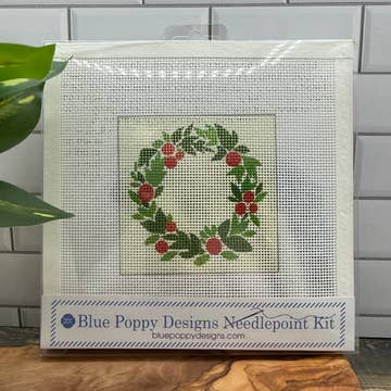 Christmas Wreath Needlepoint Kit