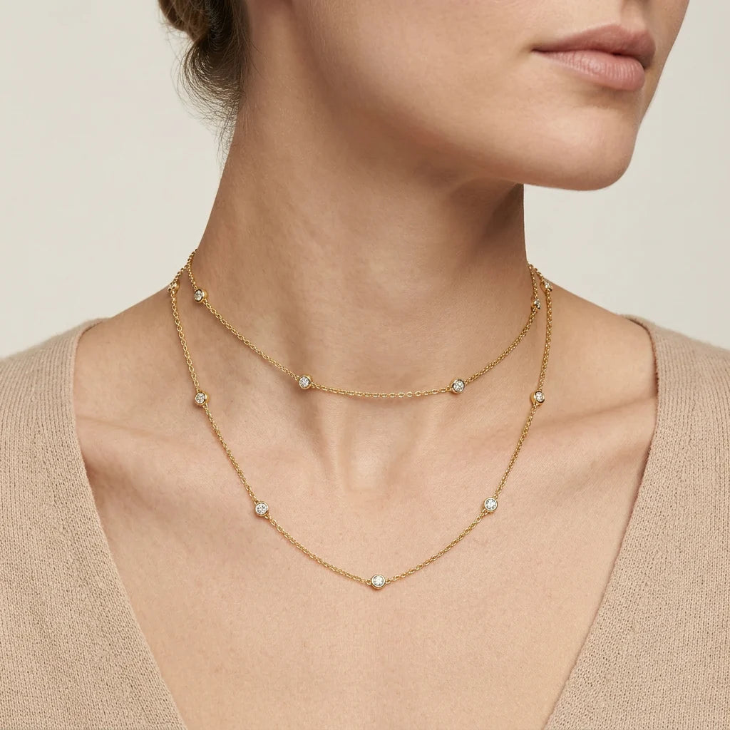 Dot-To-Dot Chain Necklace