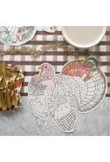 Die Cut Coloring Turkey Placemat
