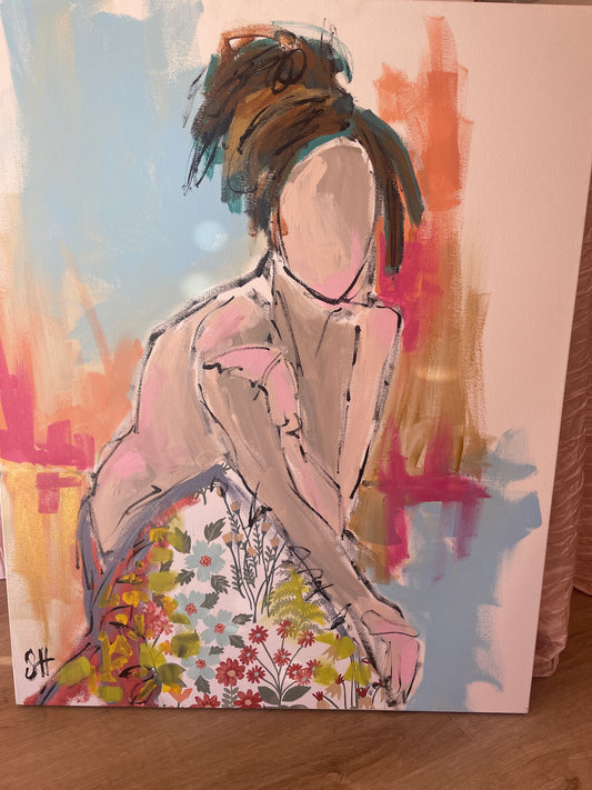Shawn Hodges - 24"x30" Nude (facing forward)