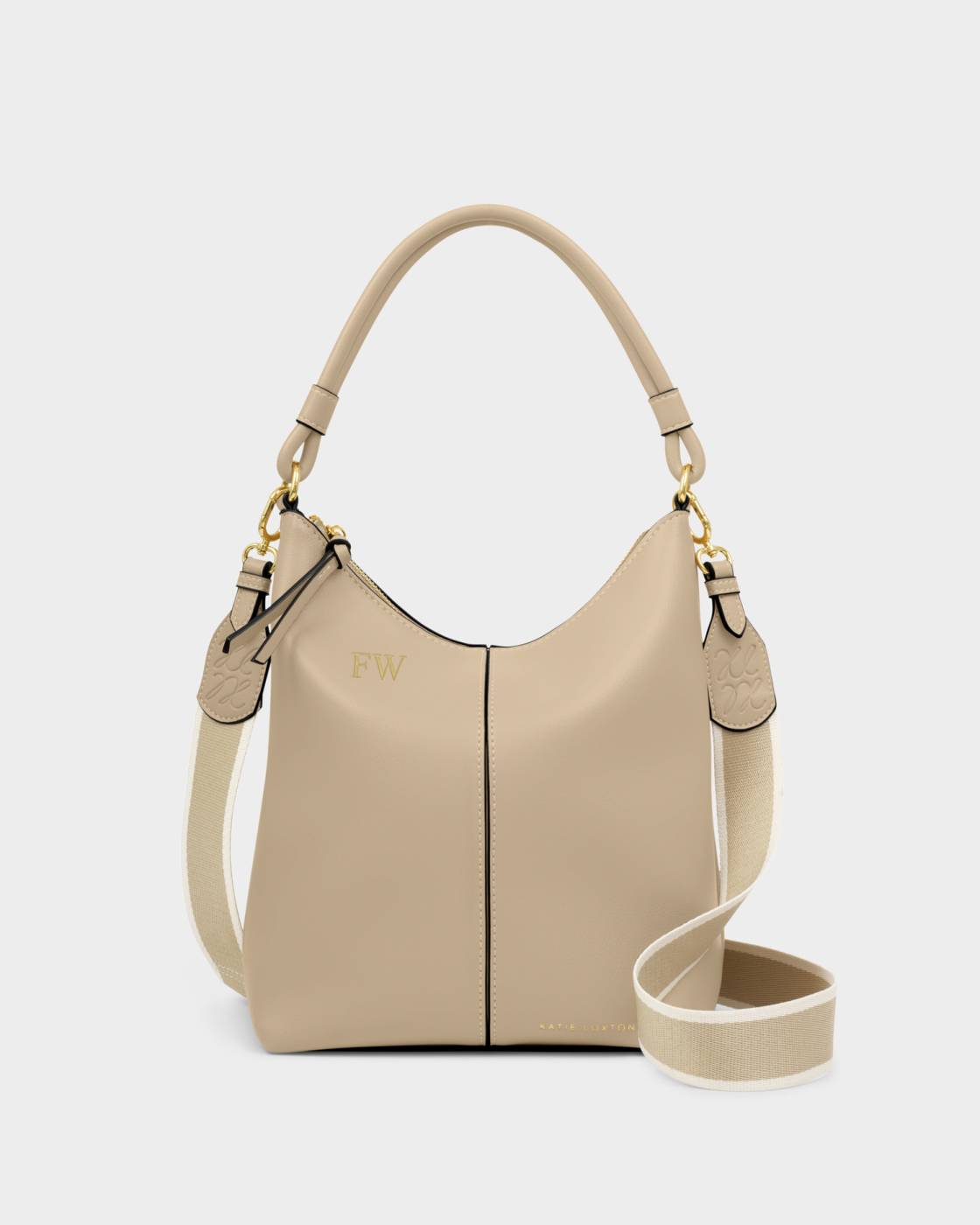 Hallie Satchel Bag - Light Taupe