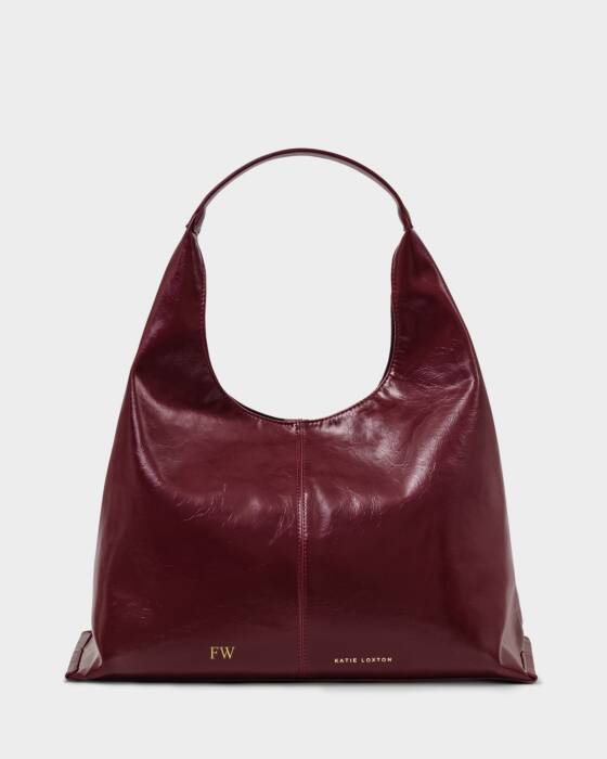 Laila Slouch Shoulder Bag - Cherry