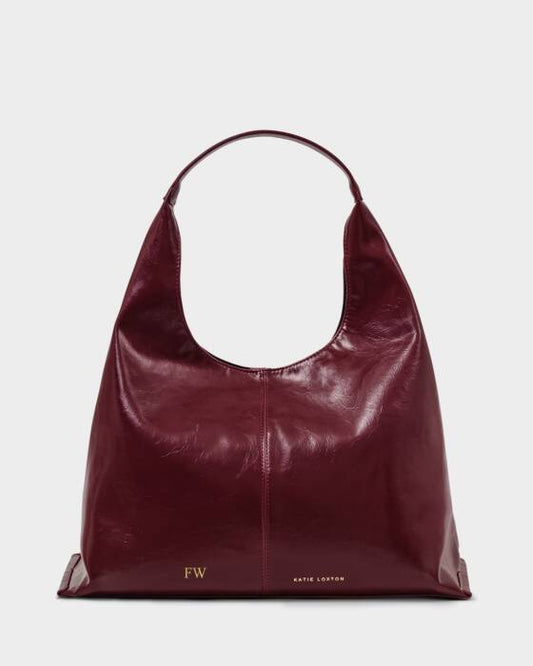 Laila Slouch Shoulder Bag - Cherry