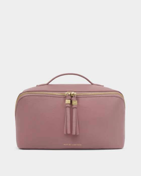 Large Makeup Wash Bag - Deep Rose