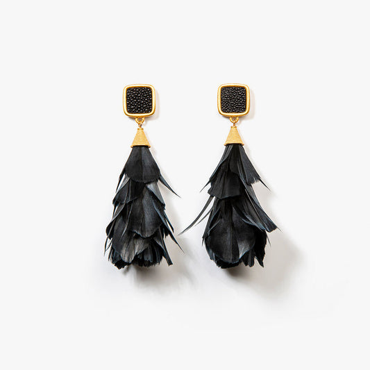 Parades Statement Earring - Gold