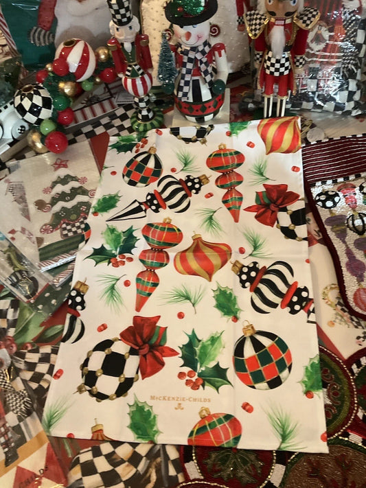 Deck the Halls Dish Towel