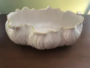 Scalloped Flower Decorative Bowl