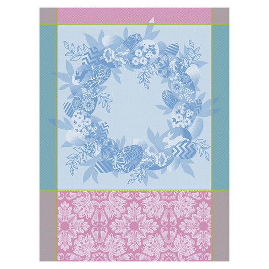 Tea Towel Couronne Blue