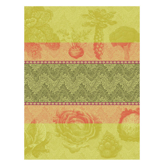 Tea towel Jardin des choux - Green