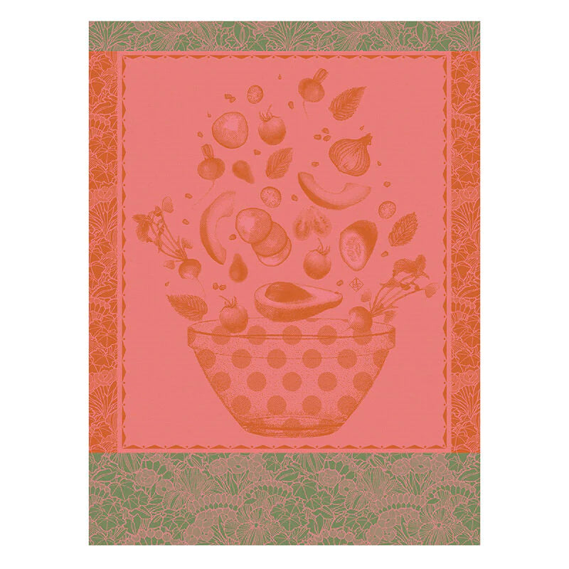 Tea Towel Salade D'ete Red