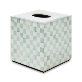 Sky Check Capiz Tissue Holder