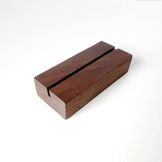 Wood Card Stand